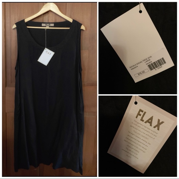 Flax Dresses & Skirts - Flax Linen Shift Dress